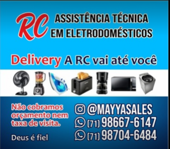 Rc Assistência técnica em Eletrodomésticos Salvador BA