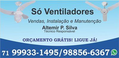 Só Ventiladores Salvador BA