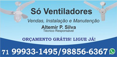 Só Ventiladores Salvador BA