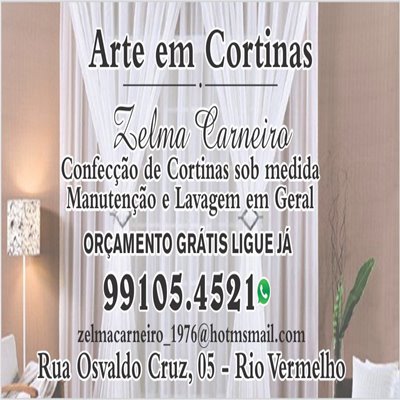 Artes em Cortinas Salvador BA